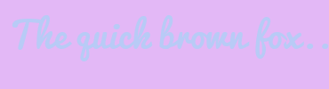 Image with Font Color B8CBF6 and Background Color E3B8F6